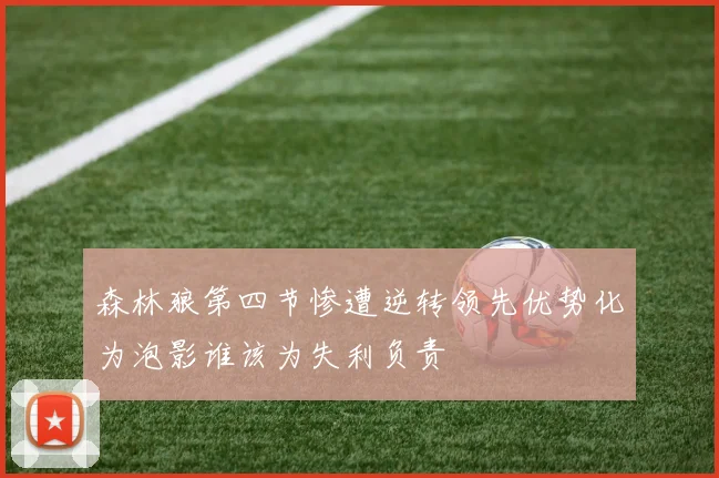 森林狼第四节惨遭逆转领先优势化为泡影谁该为失利负责